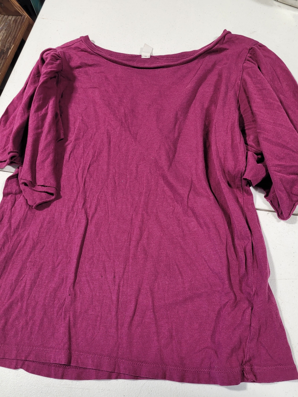 bp Magenta Short Sleeve Scoop Neck Tee